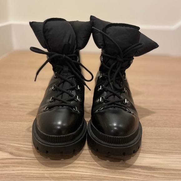 & Other Stories Women's Black Lace-Up Boots, Size US8 (EUR39) - Picture 4 of 6